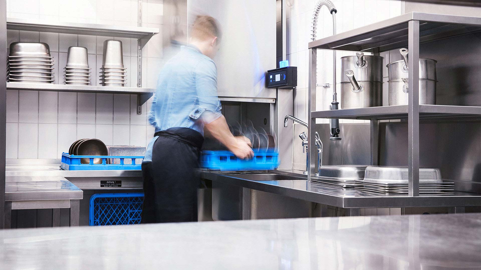 dishes at hotel