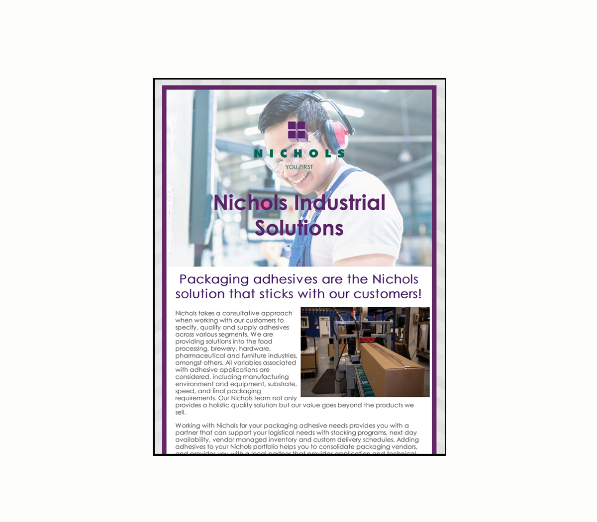 Nichols Industrial eNewsletter