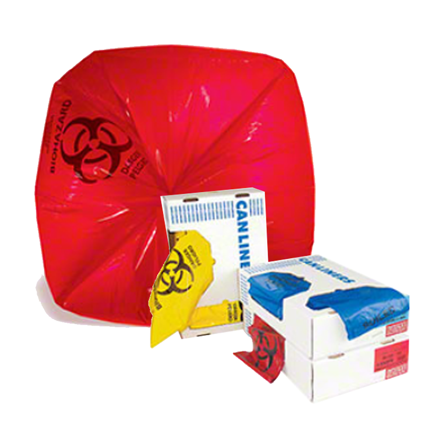 bio hazard and laundry bags