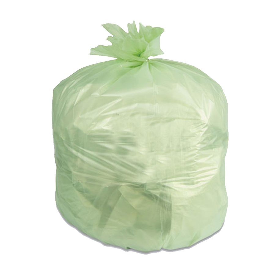 recycled content and compostable can liners