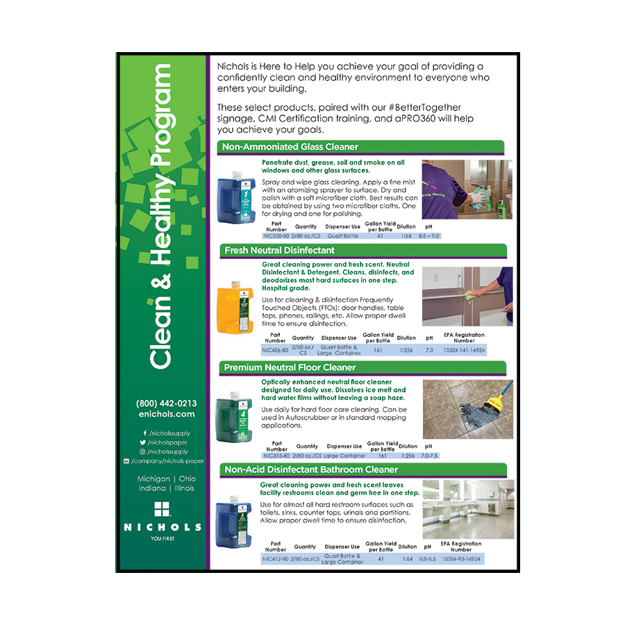 learn more clean and healthy products