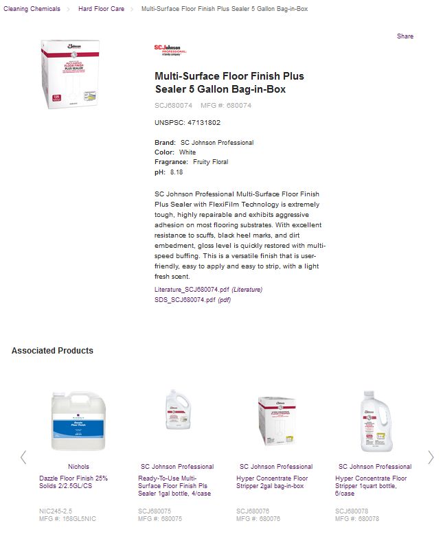 associated products