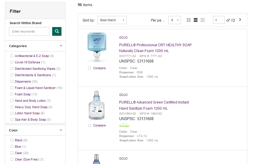 brands search