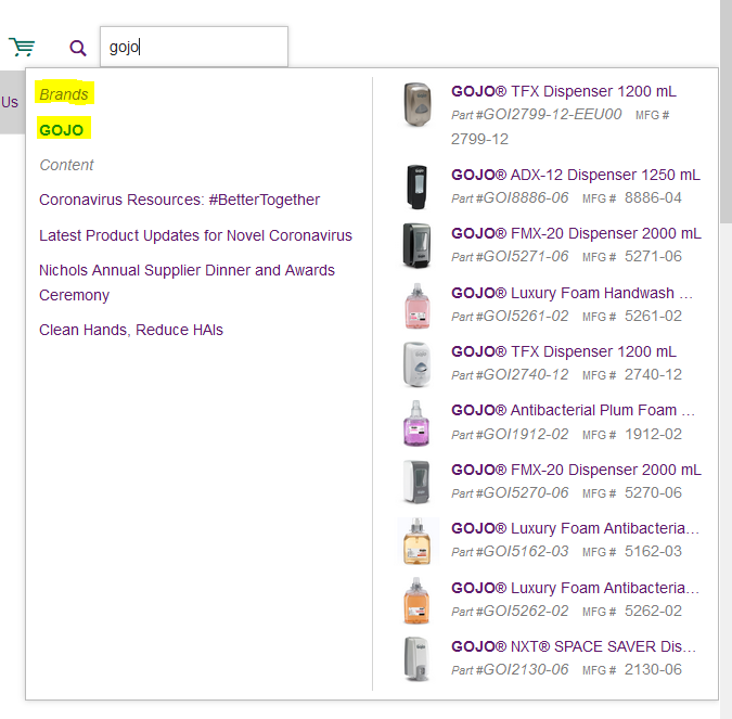 brands search