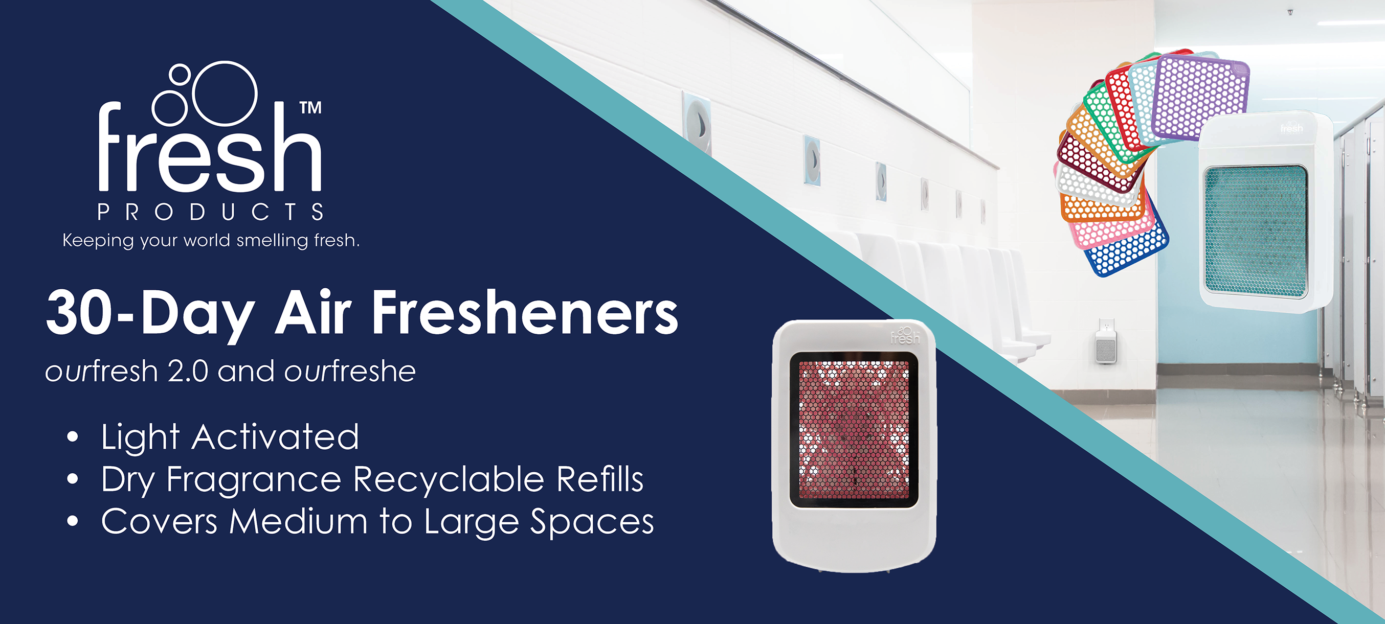 Fresh Products ourfresh 2.0 and ourfreshe 30-day air fresheners