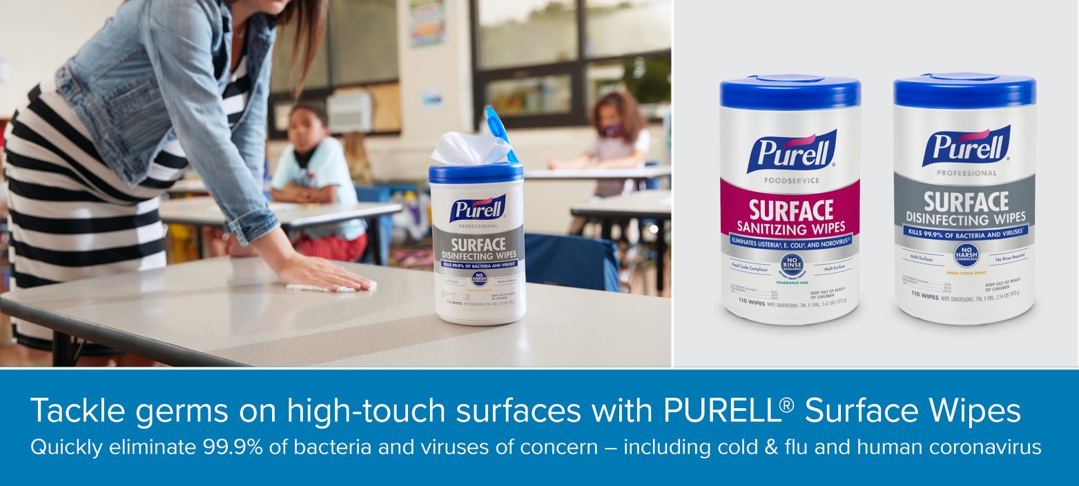 purell professional surface wipes