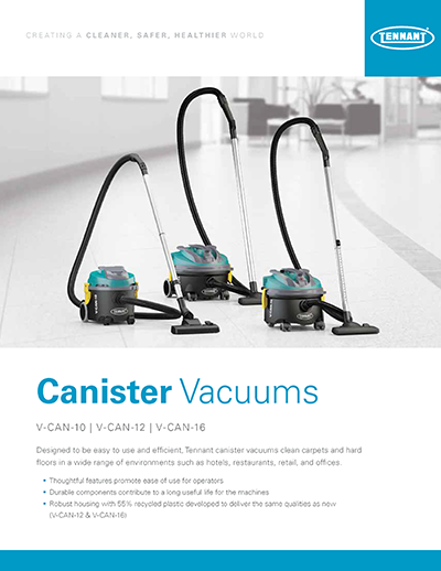 tennant canister vacuum