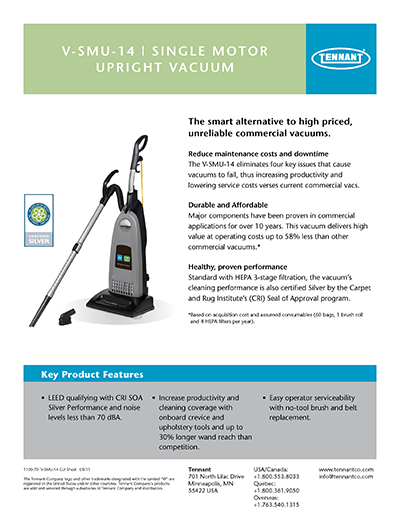 tennant upright vacuum