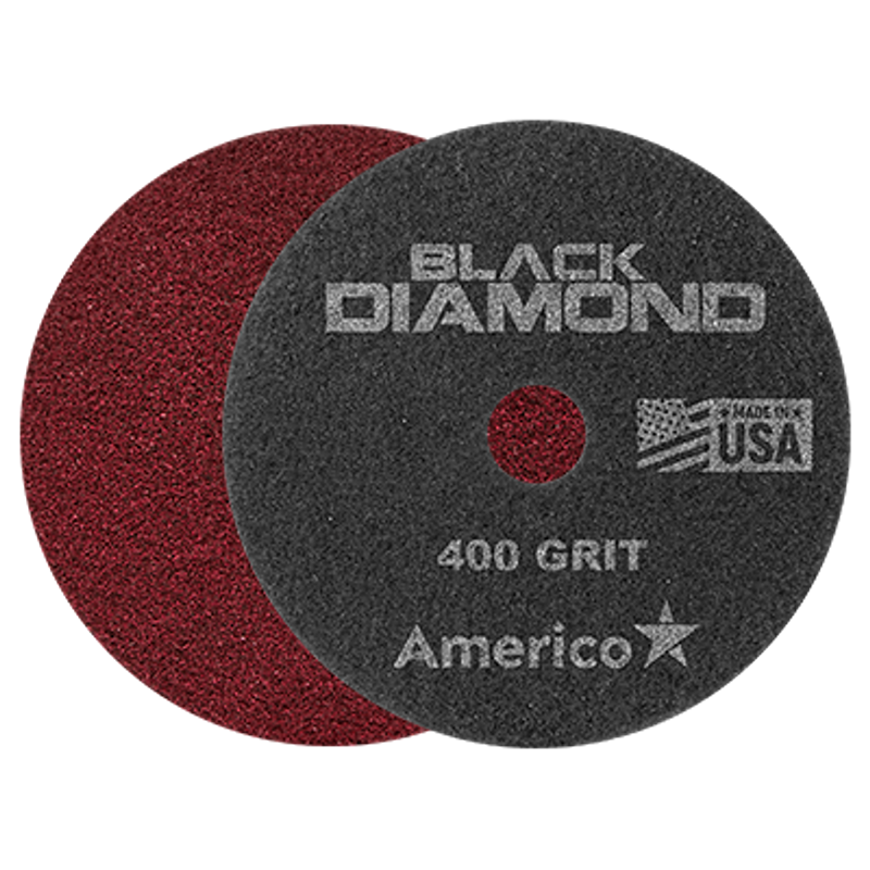 16" BLACK DIAMOND FLOOR PAD 400 GRIT RD 2/CS