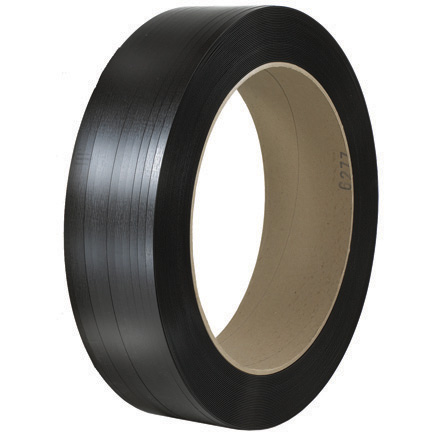 Strapping 5/8X1800 .030 Polyester Black 2 CL/CS