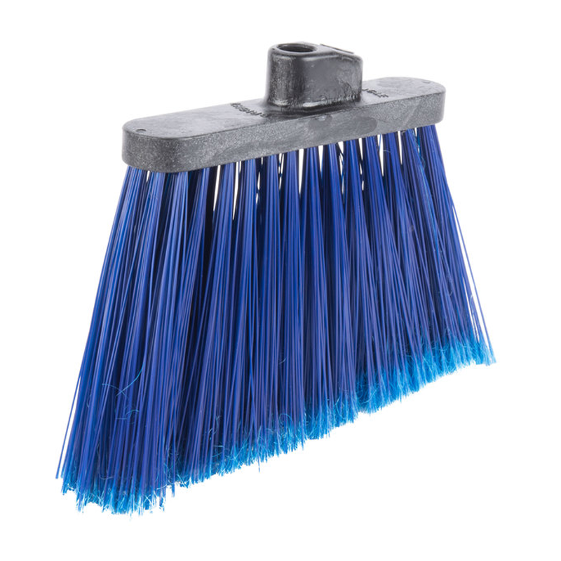 12" ANGLED BROOM HEAD FLAGGED BLUE 12/CS