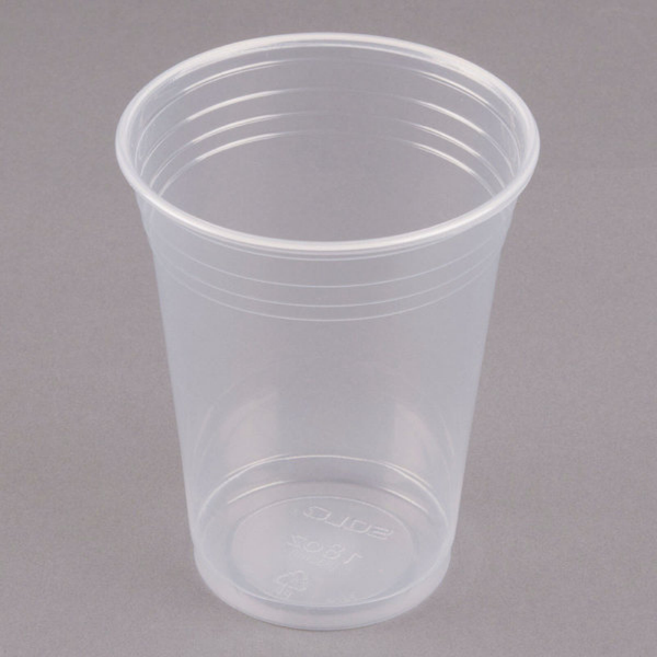 16OZ PLASTIC DRINK CUP CLEAR 20/50/CS