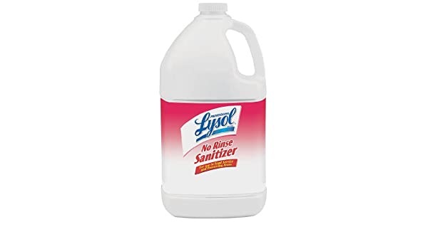 Professional Lysol® - No Rinse Sanitizer - Concentrate, 1 gal, RTU, 4/CT