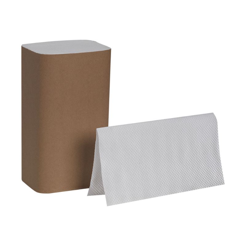 GP PRO Pacific Blue Basic S-Fold Recycled Paper Towel, White