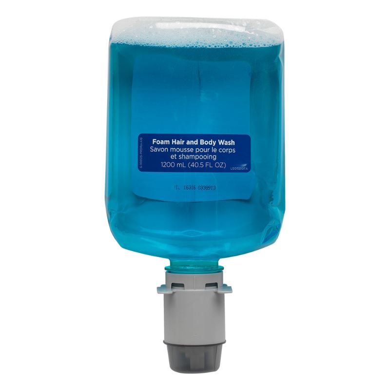 GP PRO Pacific Blue Ultra# Manual Foam Hair and Body Wash Dispenser Refill, Refreshing Aloe