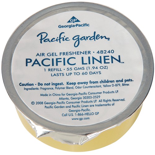 Air Freshener Refill Gel Fresh Linen, 12/Case