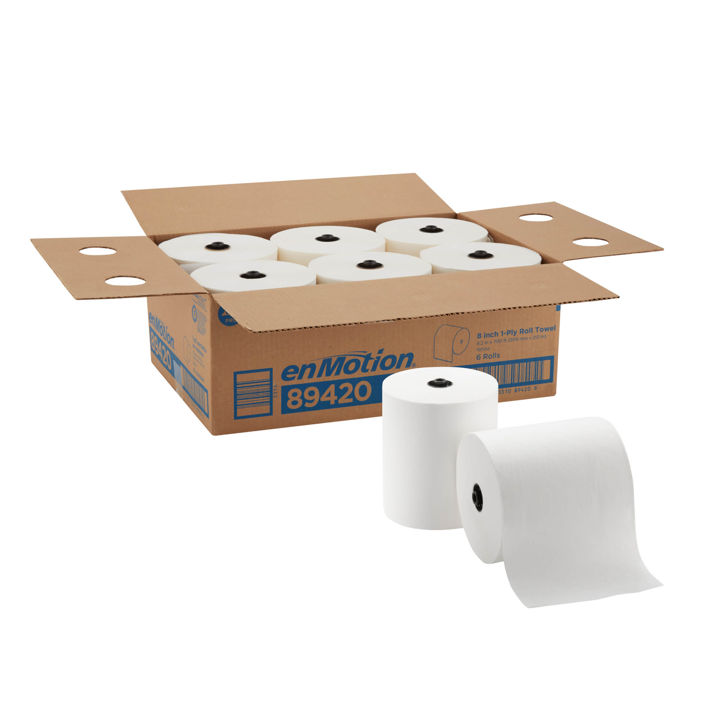 GP PRO ENMOTION® 8# Paper Towel Roll, White, 89420 700' (6 per case)