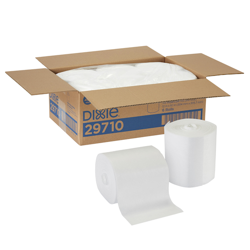 Dixie Surface Wipe Quat Comp Refill White 6/Case