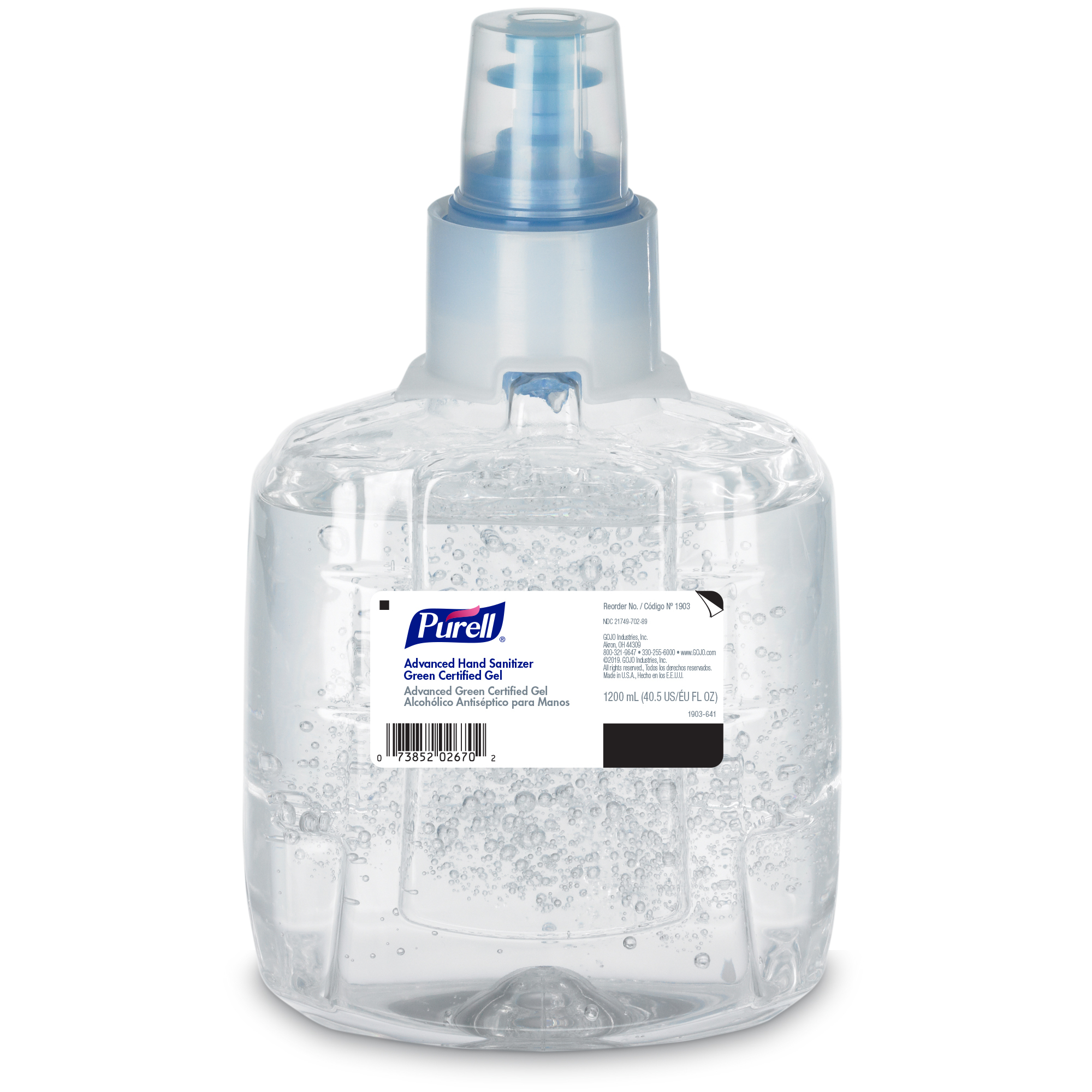 PURELL® Advanced Hand Sanitizer Green Certified Gel 1200 mL