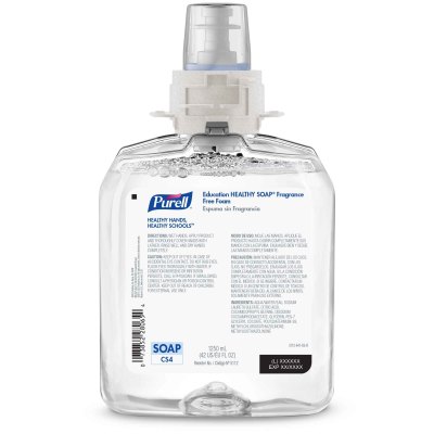 Purell Education Healthy Soap Fragrance Free Foam 1.25L 4/Case