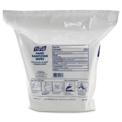 Purell Sanitizing Wipes 1200 Count (2 per case)
