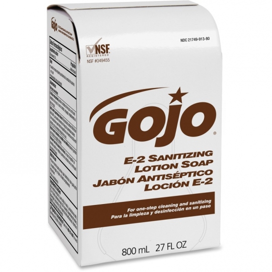GOJO® E-2 Sanitizing Lotion Soap 800 mL