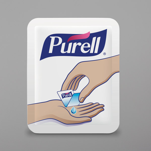 Purell Singles Advanced Hand Sanitizer Single-Use Packets2000/Case