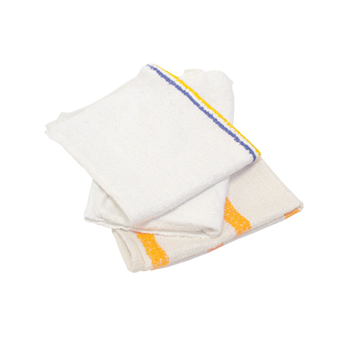 Hemmed White Bar Rag 60 Count