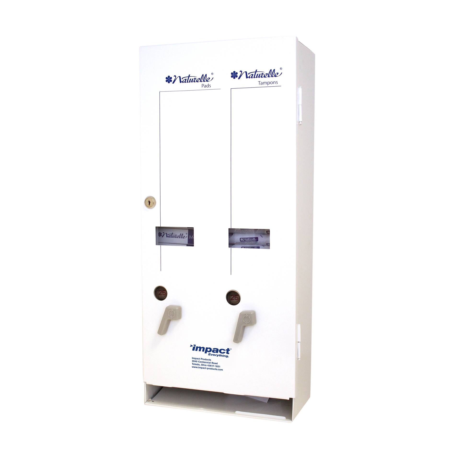 J1 Dual Dispenser  White Enaml -50-Cent 1/Case
