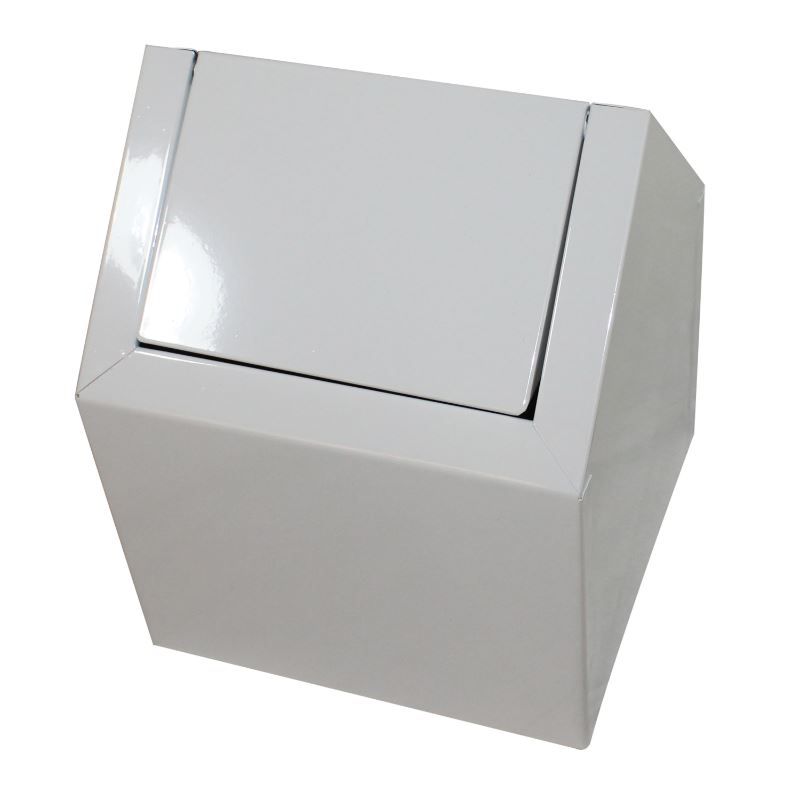 Metal Floor Stand White Sanitary Napkin Receptacle