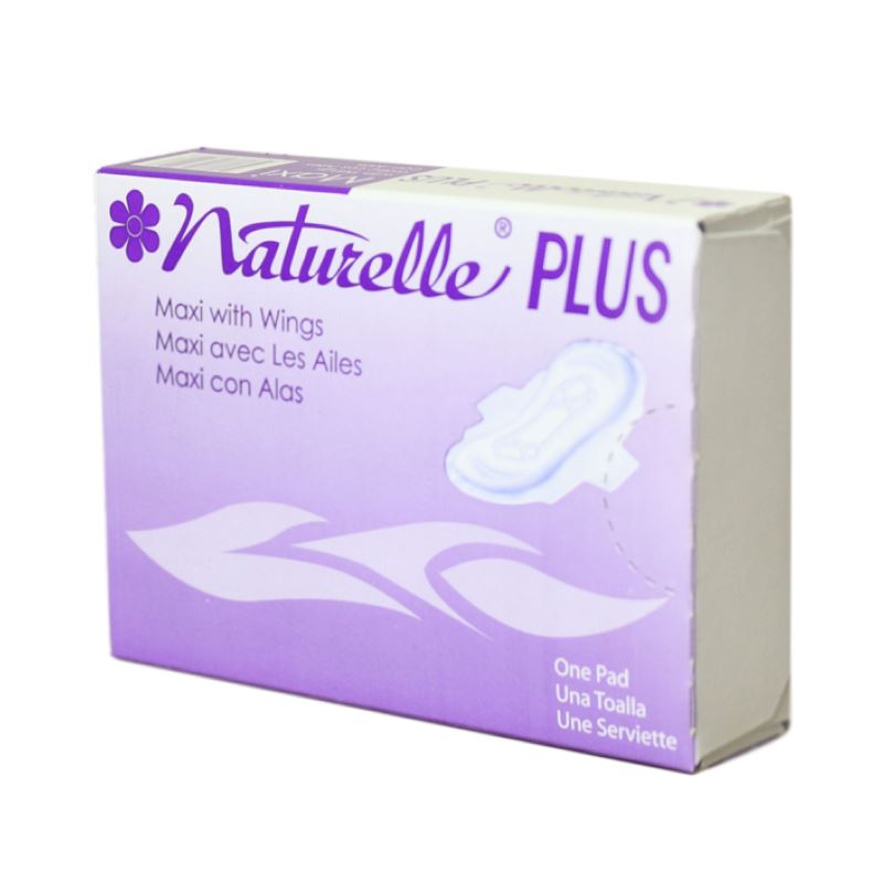 Naturelle® Plus Maxi Pads with Wings