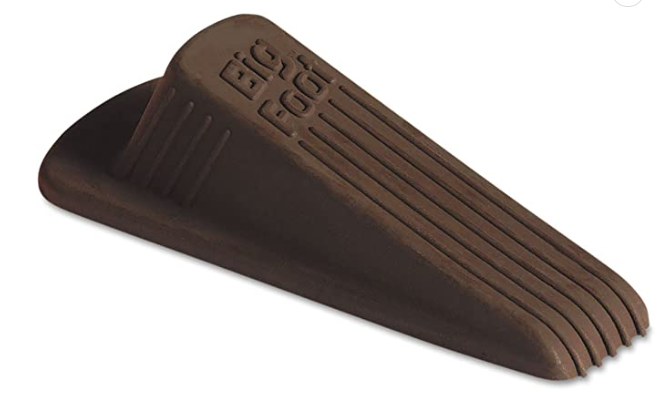 DOOR STOP BIG FOOT WEDGE STYLE BR 1/EA