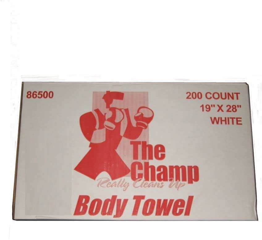 Champ Body Towel Soft Folded 19x28 200 Count