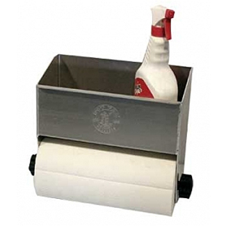 ALUMINUM COMBO SHELF TOWEL DISPENSER 1/EA