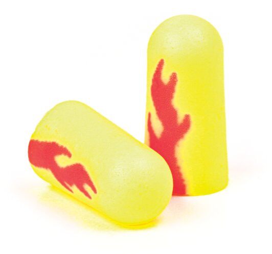 3M™ E-A-Rsoft™ Yellow Neon Blasts™ Earplugs 312-1252, Uncorded, Poly Bag, Regular Size, 2000 Pair/Case