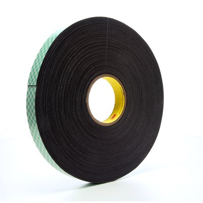 4056 1X36 Urethane Foam Double Coat Tape Black 9/Case