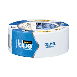 2090 36EVP 1.41X60YD Blue Tape 4RL/PK, 4PK/CS