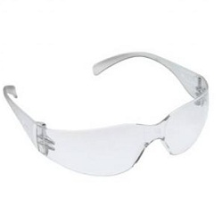 3M™ Virtua™ Protective Eyewear 11326-00000-100 Clear Temples Clear Hard Coat Lens, 100 EA/Case
