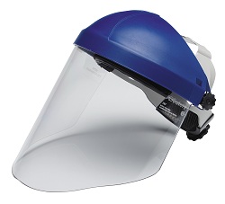3M™ Clear Polycarbonate Faceshield WP96, 82701-00000, Molded 10 EA/Case