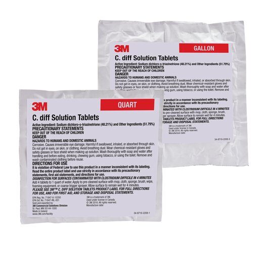 C Diff Solution Tablets Gallon Sz 140/Bt 2Bt/Case