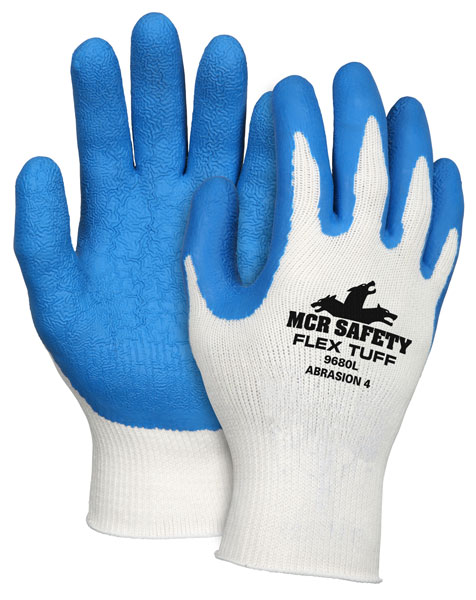 GLOVE FLEXTUFF MD 10GA COT/POLY 12DZ/CS