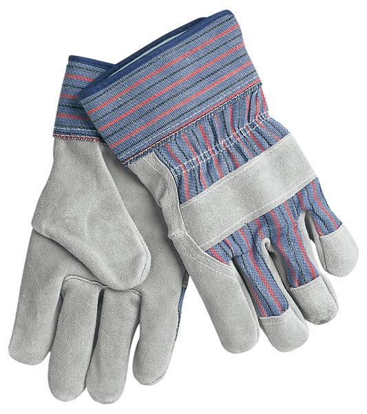 GLOVE LEATHER PALM 2 1/2 CUFF LG 6DZ/CS