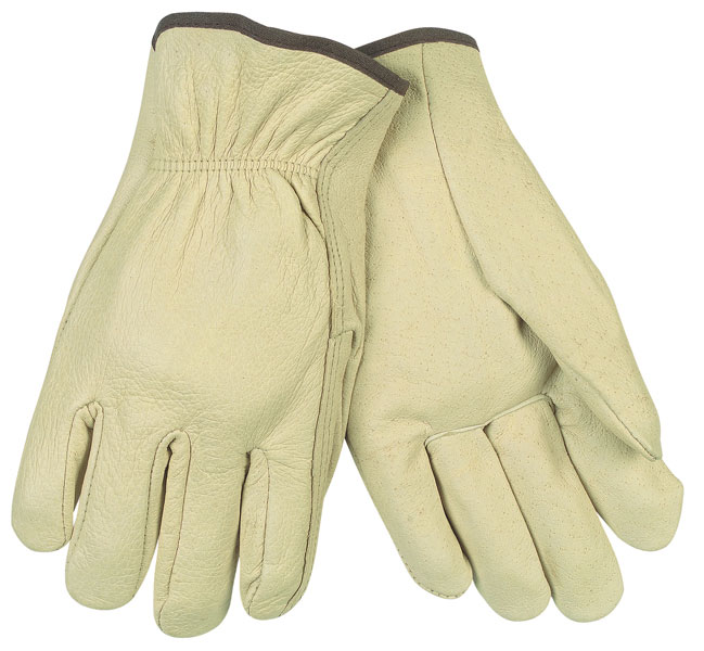 Glove Pigskin Leather Driver Unlined Lg