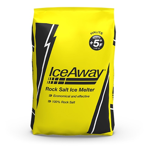 Ice A Way Rock Salt 50LB Bag (49 Bags/Skid)