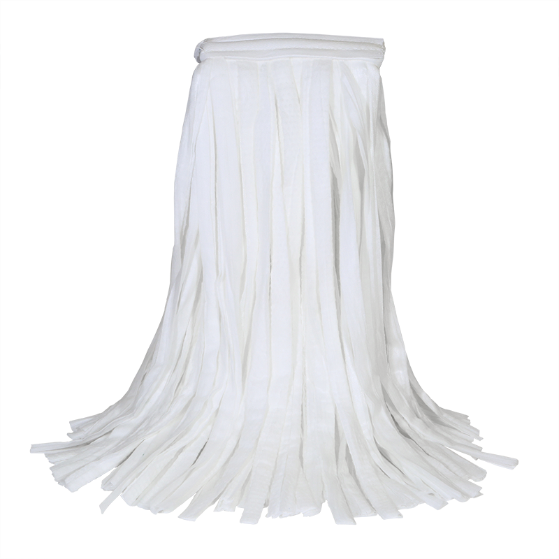 White woven mop