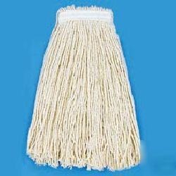 #32 WET MOP WHITE CUT END COTTON 1.25" 12/CS