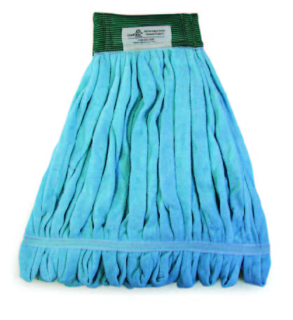 Microfiber Tube Loop Wet Mop-LG.5", HB Green,12/C