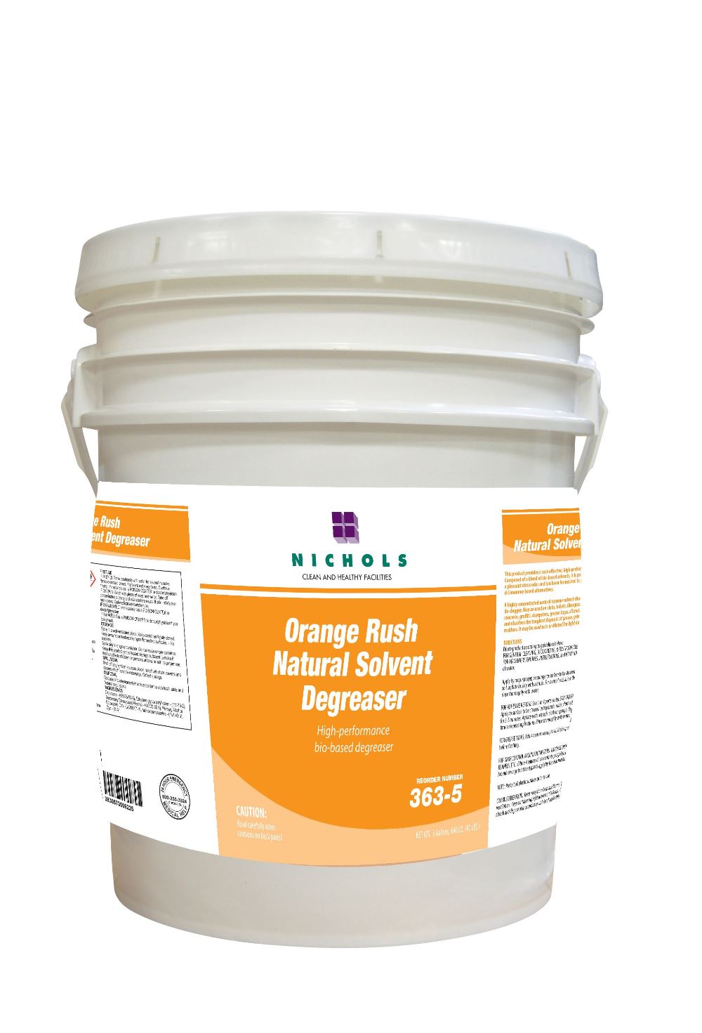 Orange Rush Natural Solvent Degreaser 5GL/PL