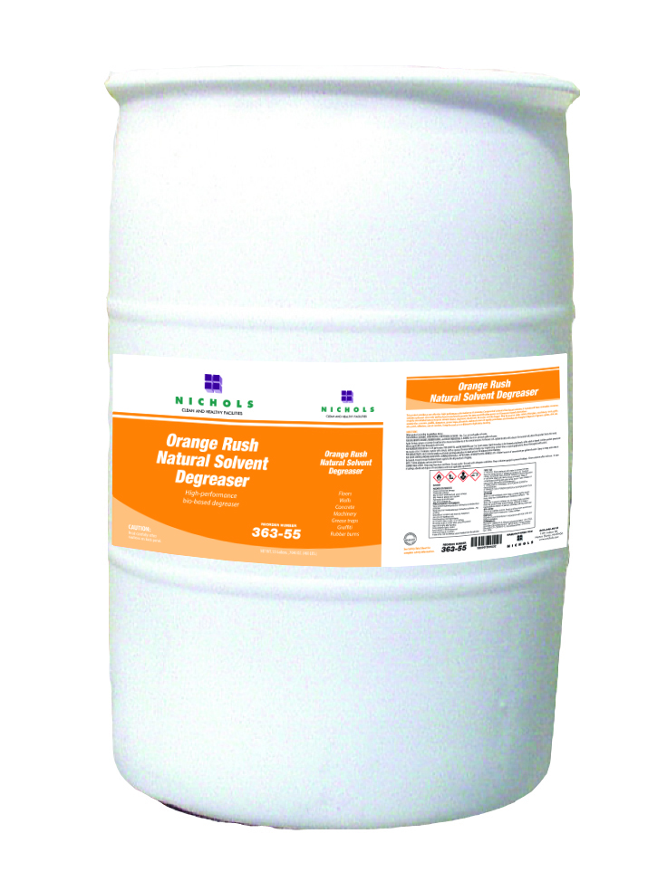 Orange Rush Natural Solvent Degreaser 55GL