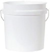 3 Gallon White Pail with Lid